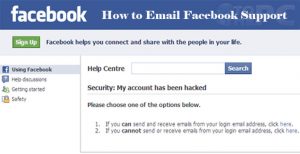 How to Email Facebook Support - Facebook Account