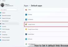 How to Set A default Web Browser How to Set A default Web Browser
