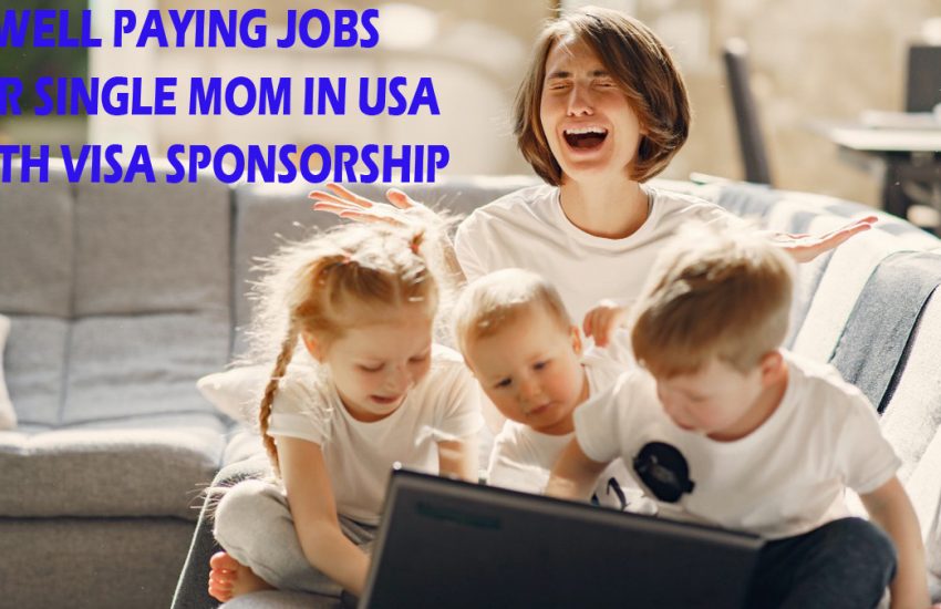 Top 10 Well-Paying Jobs for Single Mom in USA with Visa Sponsorship