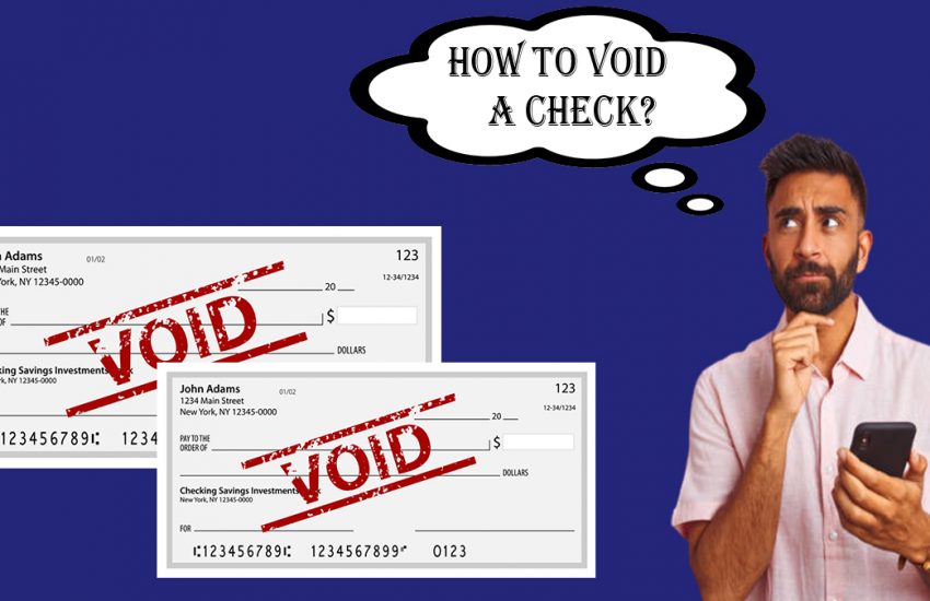 Voided Check - How To Void A Check