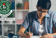 JAMB Change Of Course