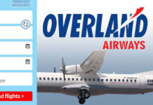 Overland Airways Booking & Reservation Overland Airways Booking - Online Booking & Reservation