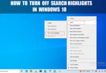 How to Turn Off Search Highlights in Windows 10 How to Turn Off Search Highlights in Windows 10