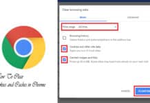 How To Clear Cookies And Caches In Chrome