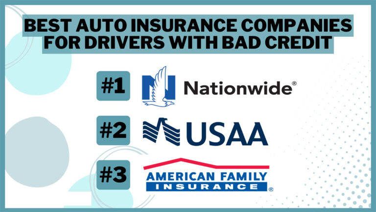 Best Car Insurance for Drivers With Bad Credit in 2024